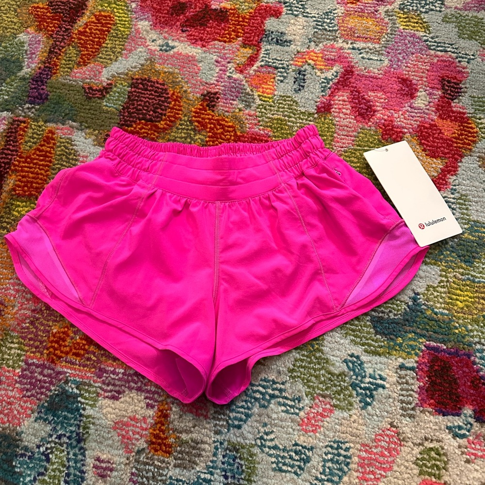 Pow Pink Lululemon Hotty Hot Shorts